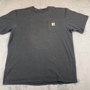 Carhartt K87-BLK Men's K87 Workwear Pocket Short Sleeve T-Shirt (Regular and Big